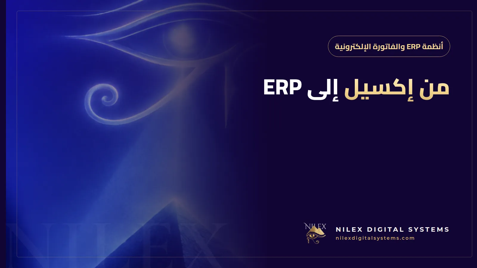 رسم لملفات إكسيل متفرقة تندمج في لوحة تحكم واحدة لنظام ERP