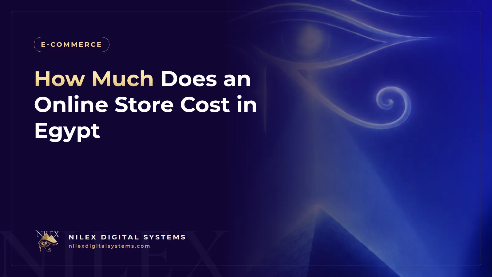 Illustration of an online store blueprint broken into cost blocks for design, payments, shipping, hosting and maintenance