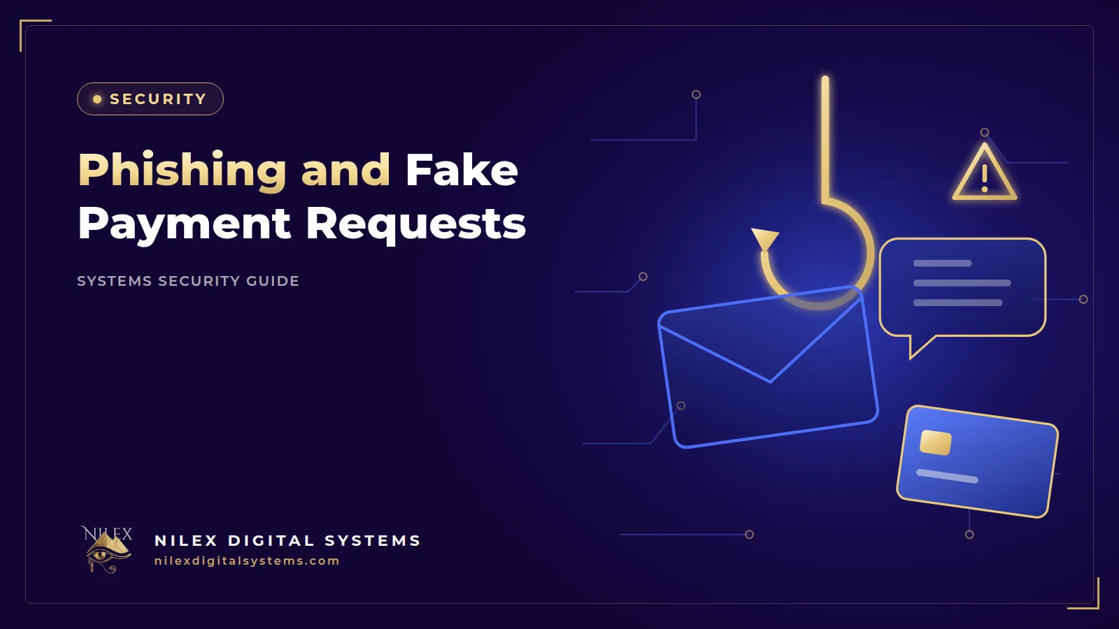 Illustration of an accountant checking a suspicious payment request email and WhatsApp message against a verified supplier phone number